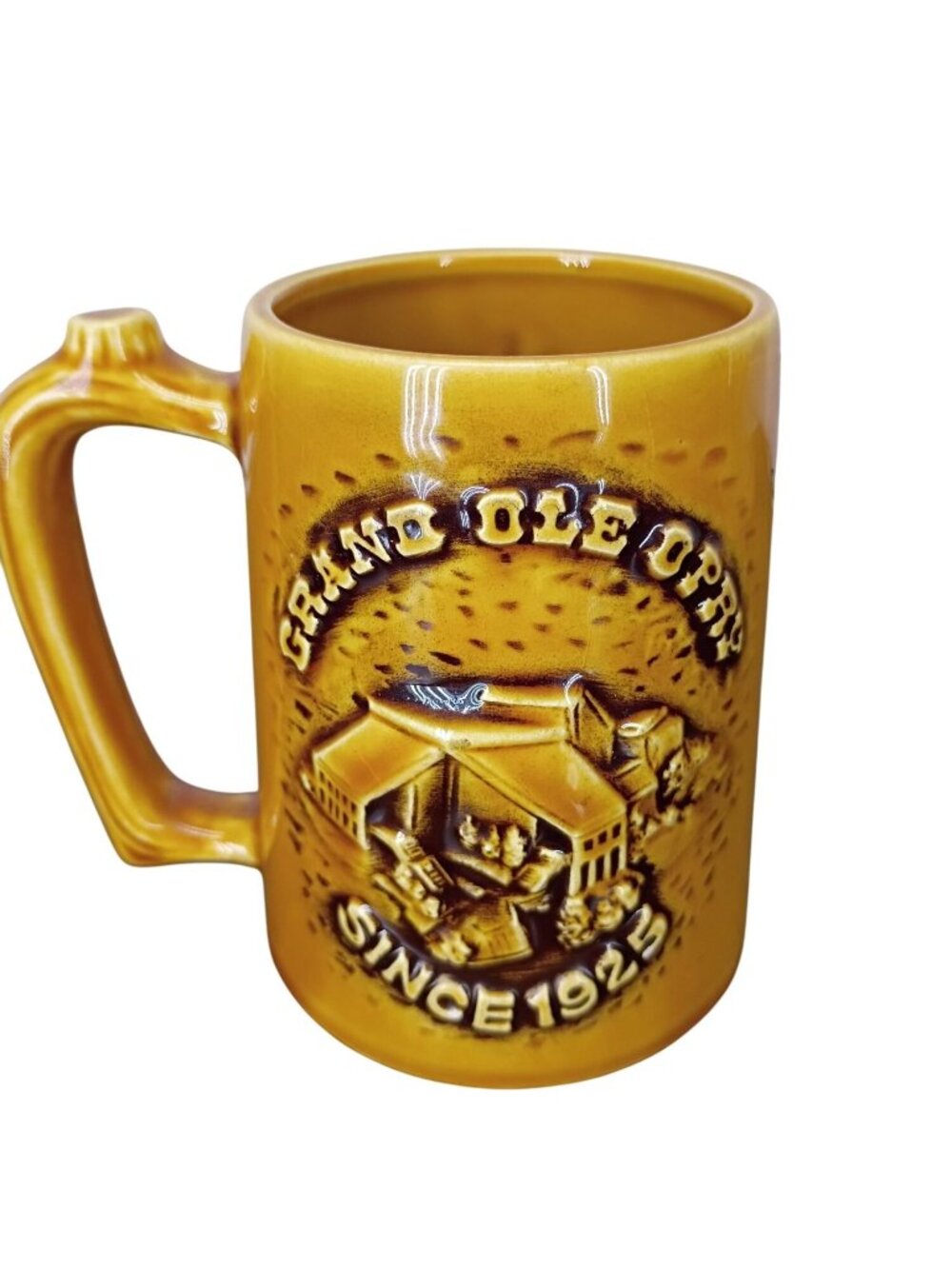 Grand Ole Opry Vintage Ceramic Mug Opryland Nashville Tennessee Retro 1925 Desig